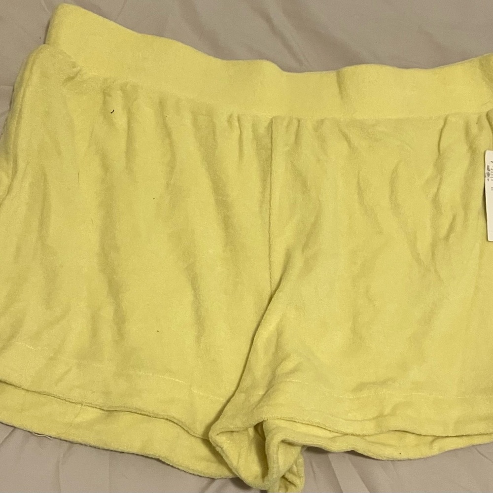 Target Yellow Terry Lounge Shorts